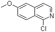 structure of CAS# 132997-77-4, 1-Chloro-6-methoxyisoquinoline