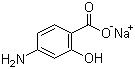 structure of CAS# 133-10-8, 对氨基水杨酸钠