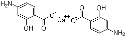 structure of CAS# 133-15-3, Calcium 4-aminosalicylate