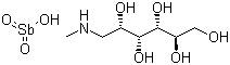 structure of CAS# 133-51-7, 葡甲胺锑酸盐