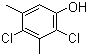 structure of CAS# 133-53-9, 2,4-Dichloro-3,5-dimethylphenol