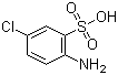 structure of CAS# 133-74-4, 4-氯苯胺-2-磺酸