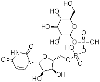 structure of CAS# 133-89-1, Uridine pyrophosphate-glucose