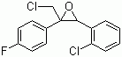 Z-1-氯-3-(2-氯苯基)-2-(4-氟苯基)-2,3-环氧丙烷分子结构 (CAS 133024-33-6)