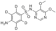 structure of CAS# 1330266-05-1, Sulfadoxine-d4