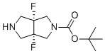 structure of CAS# 1330765-47-3, 叔-丁基顺式-3a,6a-二氟-2,3,4,6-四氢-1H-吡咯并[3,4-c]吡咯-5-羧酸酯