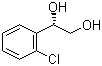 (S)-(+)-1-(2-氯苯基)-1,2-乙二醇分子结构 (CAS 133082-13-0)