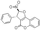 CAS # 133116-26-4, trans-2,3-Dihydro-2-nitro-3-phenyl-4H-furo[3,2-c][1]benzopyran-4-one