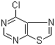 7-氯噻唑并[5,4-d]嘧啶分子结构 (CAS 13316-12-6)