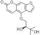 水合氧化前胡素分子结构 (CAS 133164-11-1)