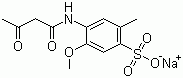 CAS # 133167-77-8, N-Acetoacetcresidine sulfonic acid sodium salt, 4-[(1,3-Dioxobutyl)amino]-5-methoxy-2-methyl-benzenesulfonic acid monosodium salt, 3-Acetoacetylamino-4-methoxytoluene-6-sulfonic acid sodium salt
