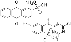 structure of CAS# 13324-20-4, 活性蓝 4