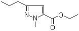 1-甲基-3-丙基-1H-吡唑-5-甲酸乙酯分子结构 (CAS 133261-07-1)