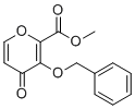 甲基3-(苄氧基)-4-氧代-4H-吡喃-2-羧酸酯分子结构 (CAS 1332855-89-6)