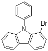 1-溴-9-苯基-9H-咔唑分子结构 (CAS 1333002-37-1)