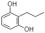 structure of CAS# 13331-19-6, 2-正丙基间苯二酚