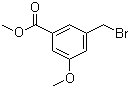 3-(溴甲基)-5-甲氧基苯甲酸甲酯分子结构 (CAS 133357-62-7)