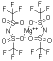 三氟甲烷磺酰亚胺镁分子结构 (CAS 133395-16-1)
