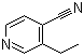 structure of CAS# 13341-18-9, 3-乙基吡啶-4-甲腈