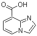 structure of CAS# 133427-08-4, 咪唑并[1,2-a]吡啶-8-羧酸