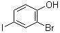 structure of CAS# 133430-98-5, 2-溴-4-碘苯酚