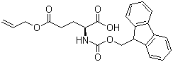 CAS 登录号：133464-46-7, N-芴甲氧羰基-L-谷氨酸 5-烯丙基酯
