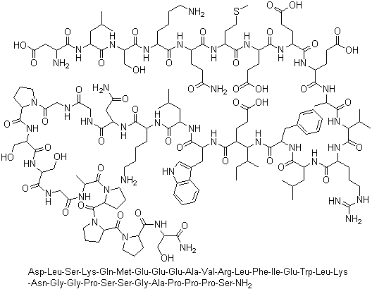 艾塞那肽分子结构 (CAS 133514-43-9)