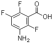 structure of CAS# 133622-65-8, 3-Amino-2,5,6-trifluorobenzoic acid