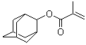 金刚烷-2-基甲基丙烯酸酯分子结构 (CAS 133682-15-2)