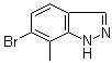 structure of CAS# 1337880-06-4, 6-溴-7-甲基-1H-吲唑