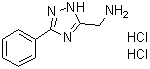 3-苯基-1H-1,2,4-三唑-5-甲胺二盐酸盐分子结构 (CAS 1337882-06-0)