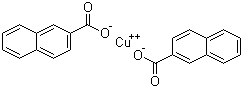 structure of CAS# 1338-02-9, 环烷酸铜