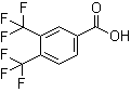 3,4-二(三氟甲基)苯甲酸分子结构 (CAS 133804-66-7)
