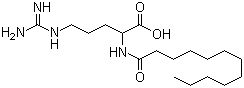 CAS 登录号：133849-37-3, N-月桂酰基精氨酸, N-(1-羰基十二烷基)精氨酸