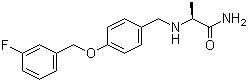 沙芬酰胺分子结构 (CAS 133865-89-1)
