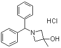 CAS 登录号：133891-86-8, 1-(二苯基甲基)-3-甲基-3-氮杂环丁醇盐酸盐