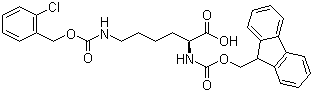 structure of CAS# 133970-31-7, Fmoc-(2-氯苄氧基羰基)赖氨酸