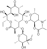 CAS 登录号：134-36-1, 红霉素丙酸酯
