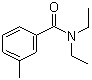 structure of CAS# 134-62-3, N,N-Diethyl-3-methylbenzamide
