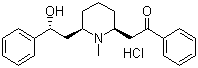 structure of CAS# 134-63-4, 盐酸洛贝林
