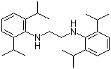 N,N'-二(2,6-二异丙基苯基)乙二胺分子结构 (CAS 134030-22-1)