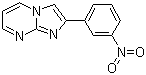 2-(3-硝基苯基)咪唑并[1,2-a]嘧啶分子结构 (CAS 134044-50-1)