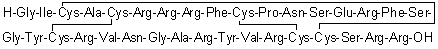 皮质稳定素 I (兔)分子结构 (CAS 134090-73-6)