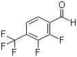 2,3-二氟-4-(三氟甲基)苯甲醛分子结构 (CAS 134099-20-0)