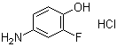 4-氨基-2-氟苯酚盐酸盐分子结构 (CAS 1341216-35-0)