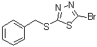 2-溴-5-[(苯基甲基)硫基]-1,3,4-噻二唑分子结构 (CAS 1341656-02-7)