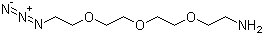 1-氨基-11-叠氮-3,6,9-三氧杂十一烷分子结构 (CAS 134179-38-7)