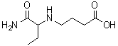 4-[[1-(氨基羰基)丙基]氨基]丁酸分子结构 (CAS 1342566-28-2)