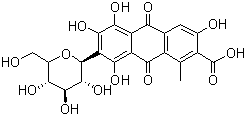 structure of CAS# 1343-78-8, 胭脂红