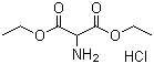 氨基丙二酸二乙酯盐酸盐分子结构 (CAS 13433-00-6)